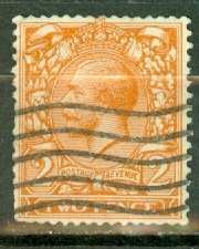 EO: Great Britain 190a used sideways watermark CV $110