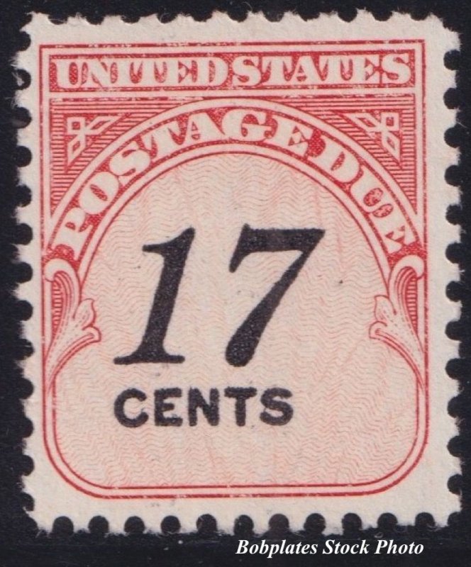 BOBPLATES US #J104 Postage Due Single F-VF MNH