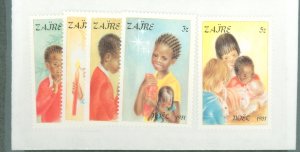 Zaire #1037-1041  Single (Complete Set)