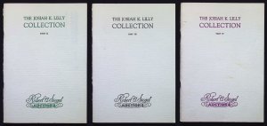 Siegel Sale 314-317-318 - The Josiah K. Lilly Collection Parts II-III-IV (1967)