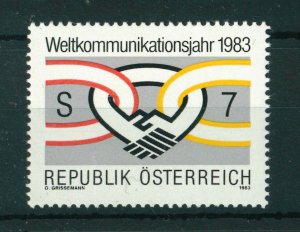 Austria 1983 World Communications Year stamp. MNH. Sg 1955