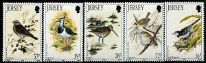 HERRICKSTAMP JERSEY Sc.# 582-86 1992 Winter Birds