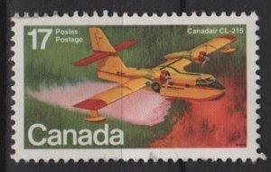 Canada 1979 - Scott 844 used - 17c, Plane Canadair CL 215 