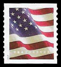 PCBstamps  US #5159 {49c}Flag, coil, MNH, (20)