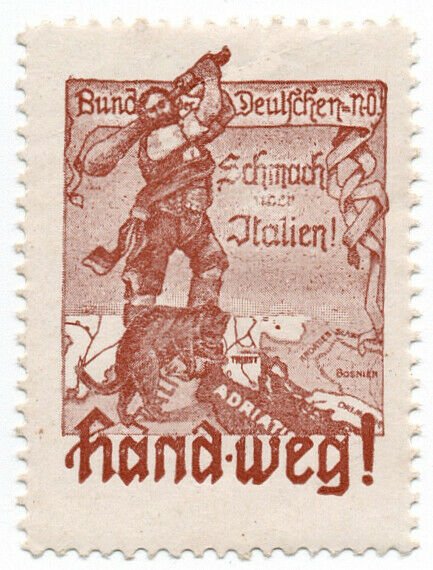 (I.B) Germany (Great War) Cinderella : Anti-Italian Propaganda (Hand-Weg!)