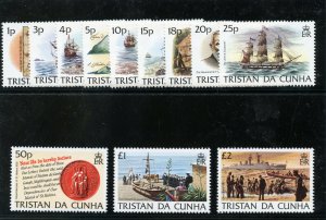 Tristan Da Cunha 1983 QEII set complete superb MNH. SG 349-360. Sc 332-343.