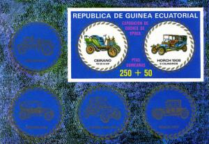 Equatorial Guinea 1976 CLASSIC CARS s/s Imperforated Mint (NH)