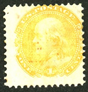 U.S. #112-E4d YELLOW