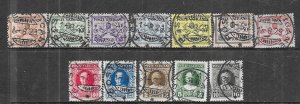 Vatican City #1-10, 12-13  (U) CV$38.30