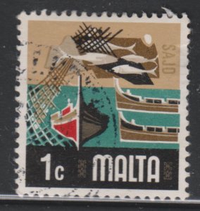 Malta 458 Fishing Industry 1973