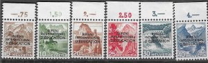 Switzerland #4O23-4O28 (MNH) $20.00