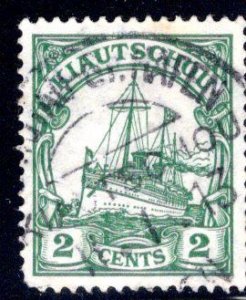 Kiautschou / Kiauchau #34, light Tsingtau Grosser-Hafen CDS, 11 Jan 1913  E