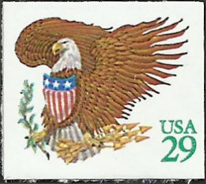 # 2596 MINT NEVER HINGED EAGLE AND SHIELD    