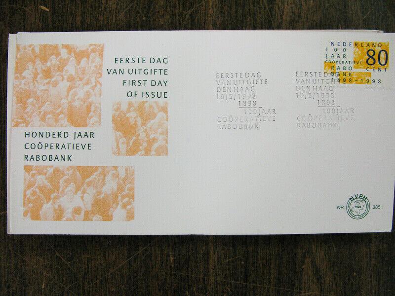 Netherlands Covers Cachet FDC Unaddressed 3,000