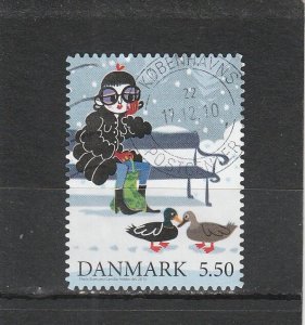 Denmark  Scott#  1514  Used  (2010 Winter Tales)