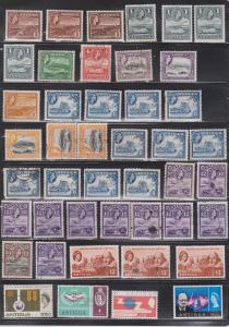 ANTIGUA Lot Of MH & Used Stamps - QEII Era - Some Duplication