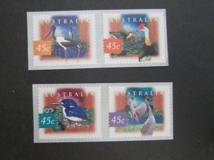 Australia 1996 Sc 1539c-f bird MNH