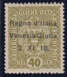 Italy - Venezia Giulia - Sass. 10 MNH** cv 900$  with Certificate