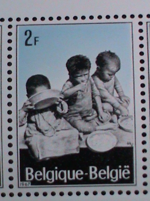 Belgium Stamp:1967,SC# b806 World refugees:- mnh S/S sheet-rare