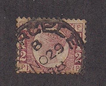 GREAT BRITAIN SC# 58  PLATE #11  AVF/U 1870