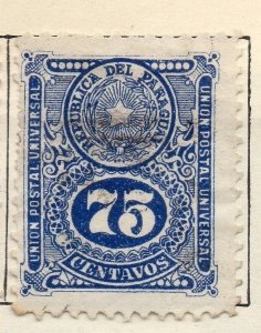 Uruguay 1910 Early Issue Fine Mint Hinged 75c. 126104