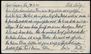 USA Camp Gordon GA Germany WWII POW Kriegsgefangenen Kgf 81567