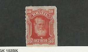 Brazil, Postage Stamp, #68 Mint Hinged, 1878, JFZ