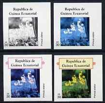 Equatorial Guinea 1977 Flowers EK30 (Primula elatior) set...