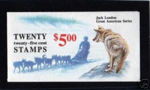 US Scott #2182a  BK150 JACK LONDON COMPLETE