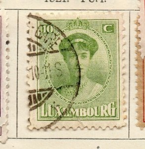 Luxemburg 1921 Early Issue Fine Used 10c. NW-191777