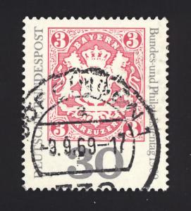 W. Germany Sc# 1008 30pf Bavaria # 16 used