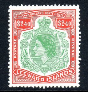 LEEWARD ISLANDS   --  1954-   sg 139   $2.40     lmm   cv £15.00