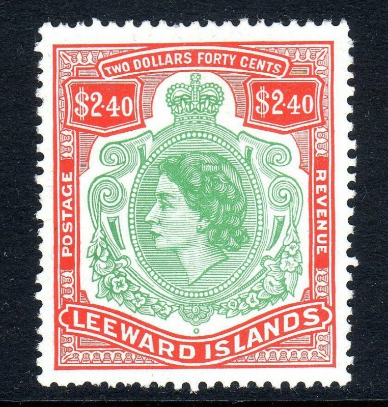 LEEWARD ISLANDS   --  1954-   sg 139   $2.40     lmm   cv £15.00