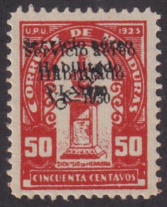 Honduras 1930 SC CO3/SAN 68a Variety MLH 