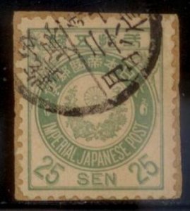 Japan 1888 SC# 82 on paper Used E173