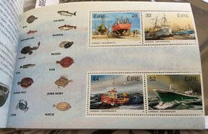 Ireland 1991,Maritime Fishing Fleet Booklet,Sc # 844-47a,845ab,844-45b,847a,VF! 