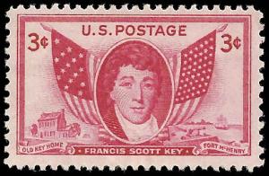 # 962 MINT NEVER HINGED FRANCIS SCOTT KEY