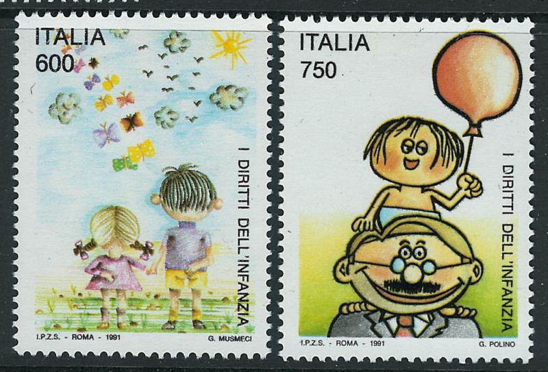 Italy Scott 1845-46 MNH!