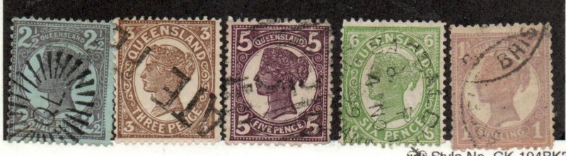 Queensland 116-117, 119-121 Short set used