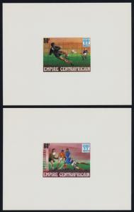 Central Africa 303-7 Deluxe Sheets MNH World Cup Soccer, Sports