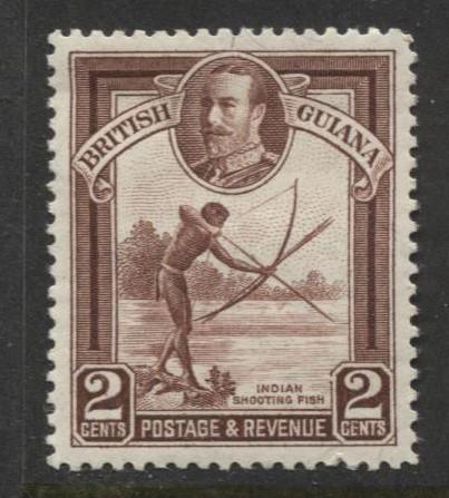 British Guiana - Scott 211 - KGV- Definitive -1934 - MH - Single 2c Stamp