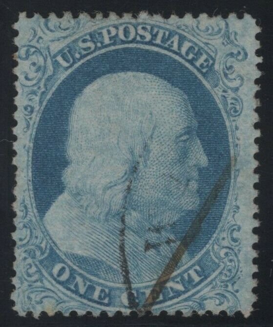 #18 Used - 80 Very Fine - Lite Cancel, SMQ $585 with Crowe Cert  (GD 9/24)