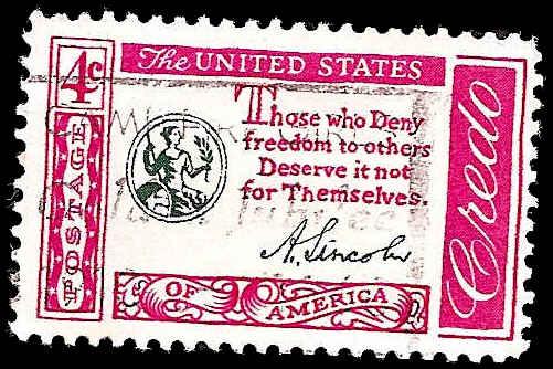 # 1143 USED ABRAHAM LINCOLN QUOTATION