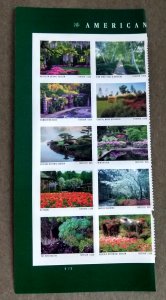 United States #5470a (55c) American Gardens MNH pane of 10 plate #B11111 (2020)