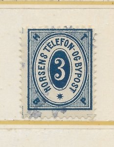 Norway - Horsens Telefon Local 3 Ore Stamp Used