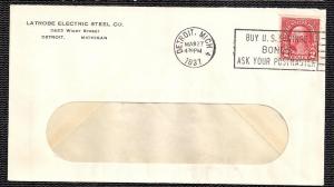 Latrobe Electric Steel Co Detroit MI 1937 cover