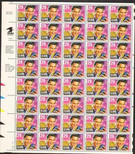 US #2721 Mint Sheet Elvis 