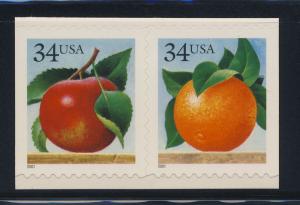 3494a MNH pair from booklet