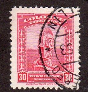 Colombia C225 - Used - Ancient Monument (cv $0.50)