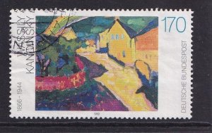 Germany  #1752  used  1992   painting by Kadinsky  170pf